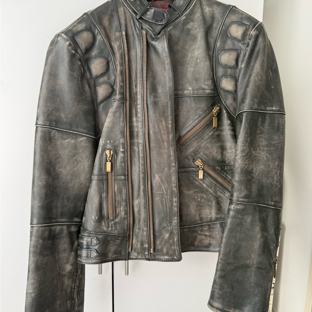 HUGO Black Leather Jacket
